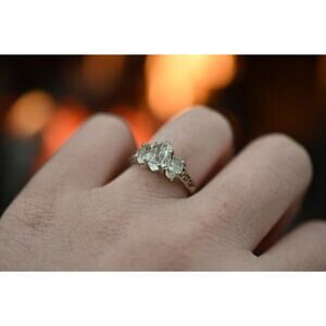 Raw gemstone ring Unique Engagement Ring Raw Diamond Ring Rough Natural Uncut